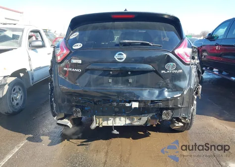 2015 Nissan Murano Platinum z USA, uszkodzony, nr VIN 5N1AZ2MG1FN220090